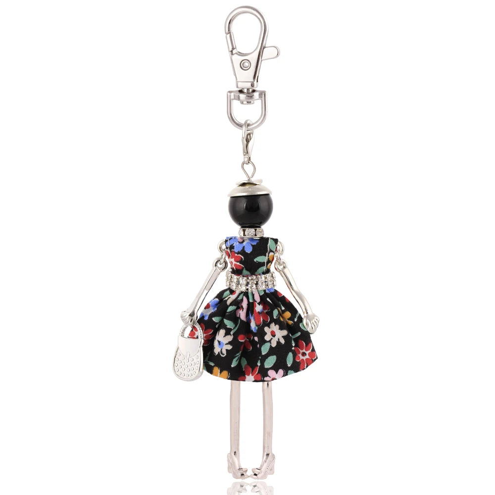 Handmade Fashion Doll Keychain