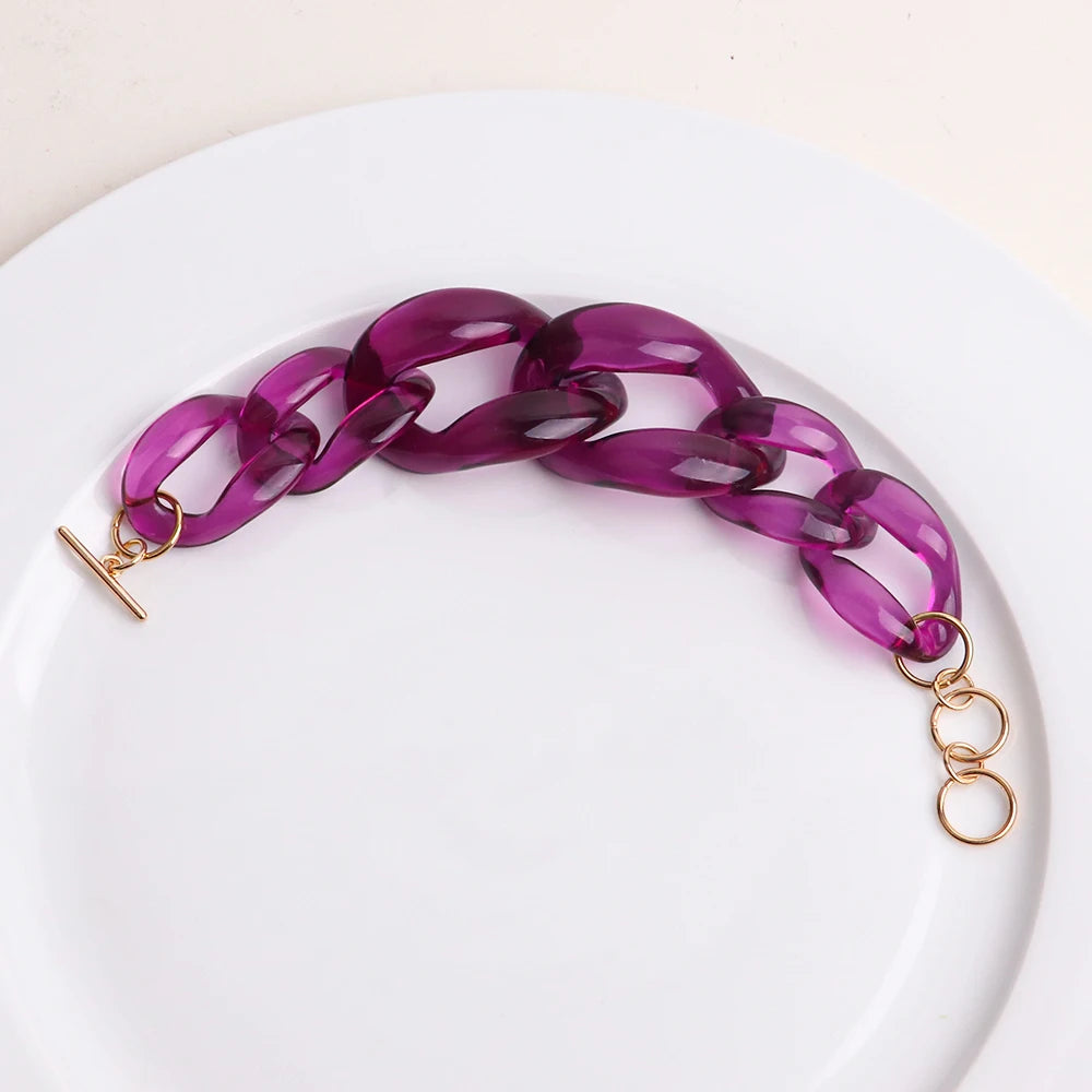 Acrylic Chunky Chain Bag Strap For Mini Purses