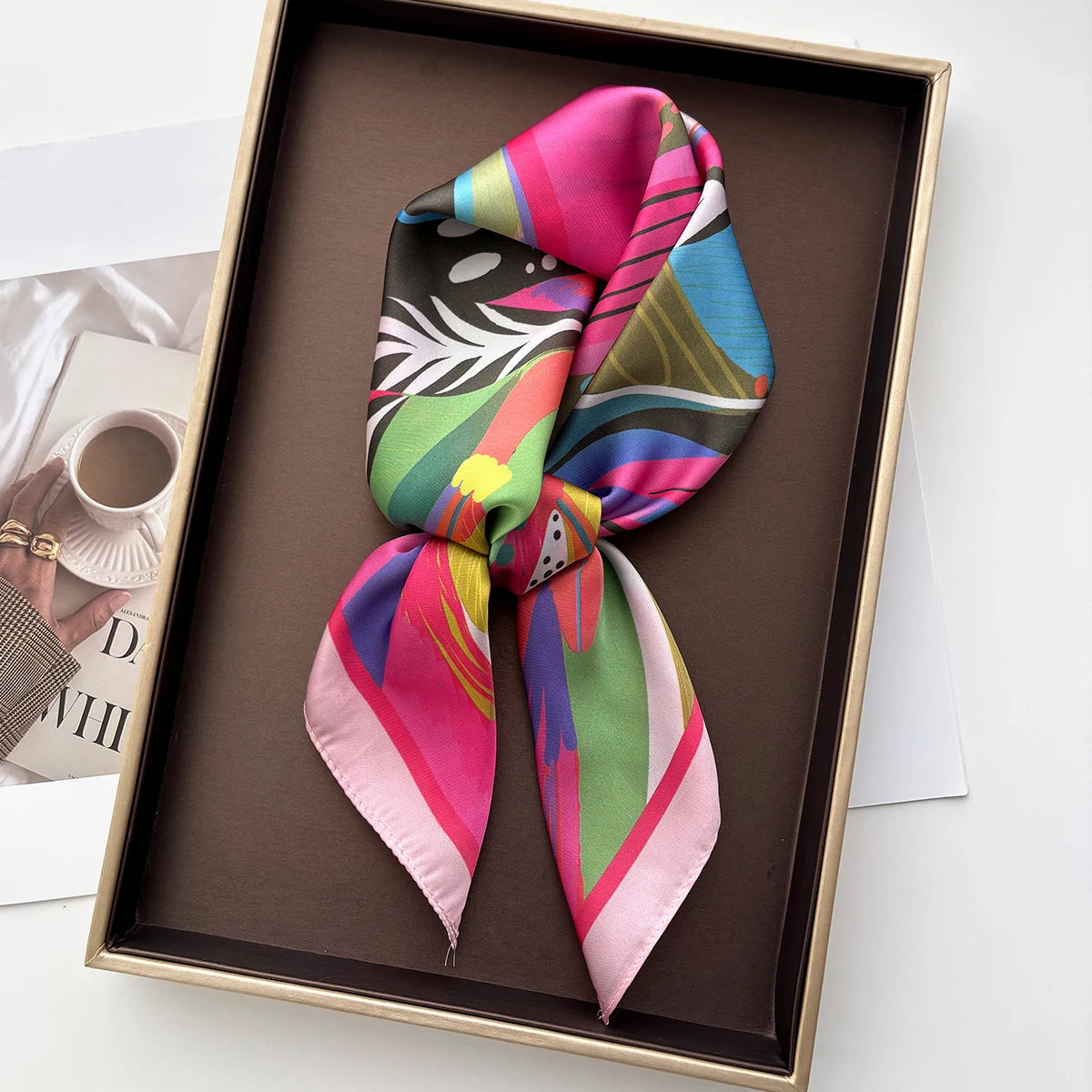 Satin Neckerchief Square Scarf