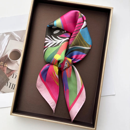 Satin Neckerchief Square Scarf