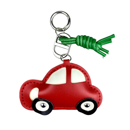 Leather Car Keychain Charm