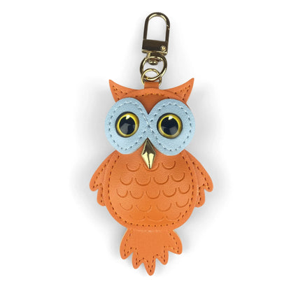 Two-Tone Owl Bag Charm & Keychain