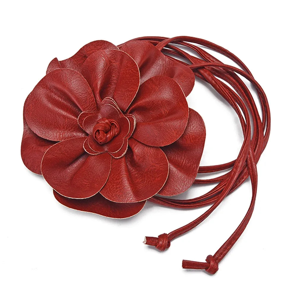 Floral Rope Waist Belt