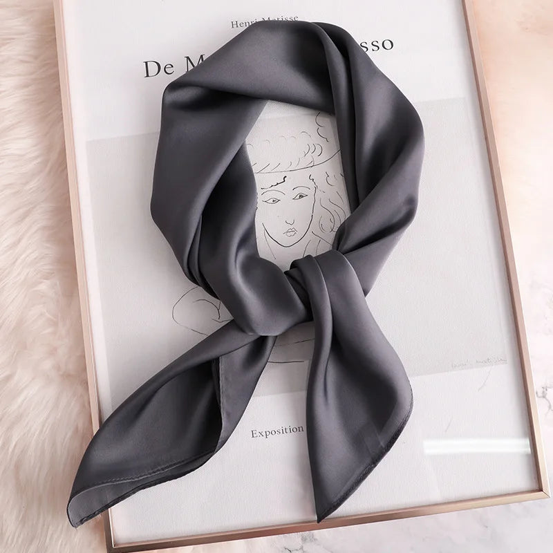 Satin Square Scarf – 17 Colors