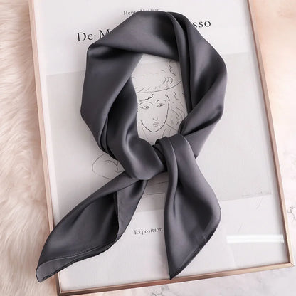 Satin Square Scarf – 17 Colors