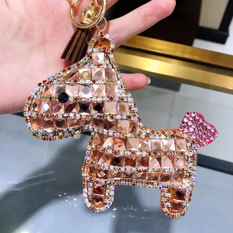 Diamond Pony Keychain