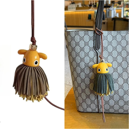 Cute Ghost Tassel Bag Charm