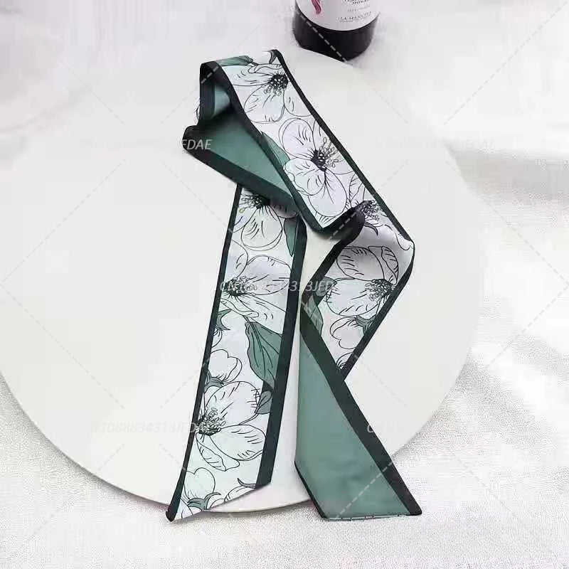 Silk Satin Scarf Bag Handle