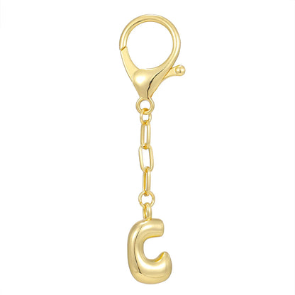 Initial Letter Keychain