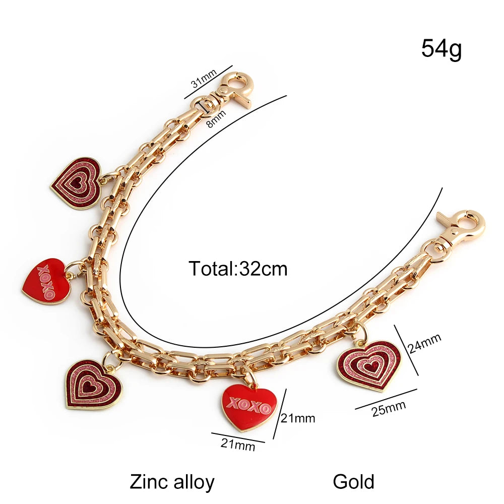 Romantic Love Bag Extension Chain