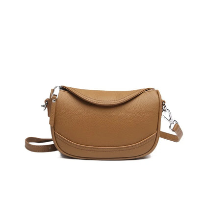 Genuine Leather Saddle Shoulder & Crossbody Bag
