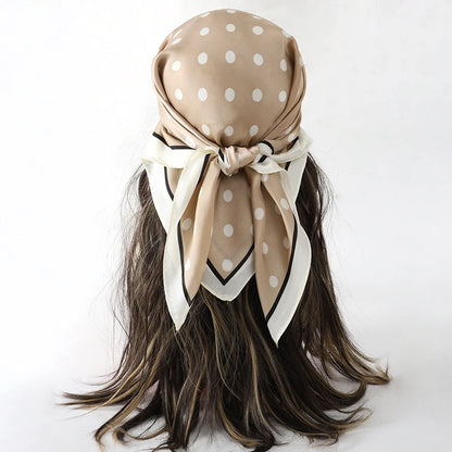 Floral Square Silk Scarf