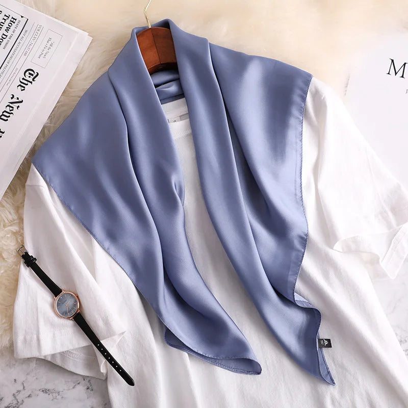Satin Square Scarf – 17 Colors