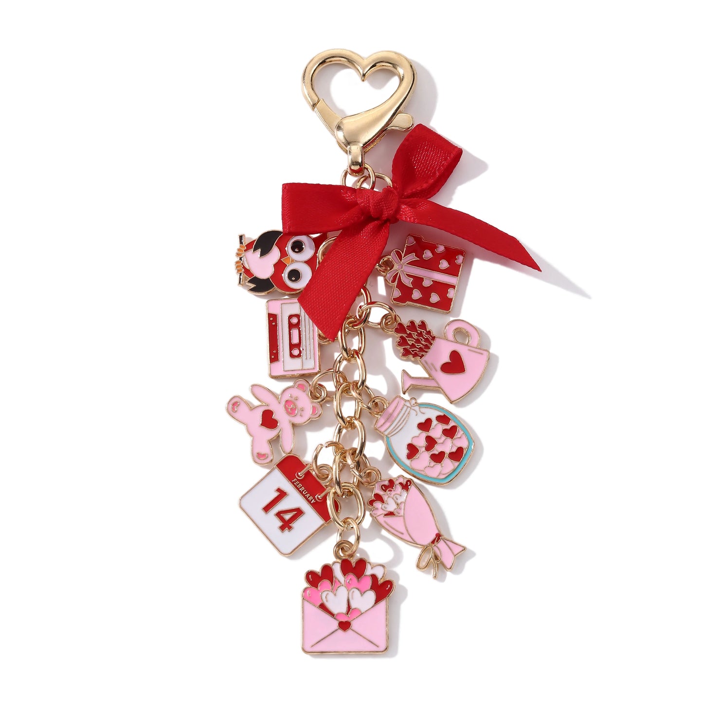 Love Letter Cake Keychain