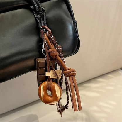 Bread Loaf Plush Keychain