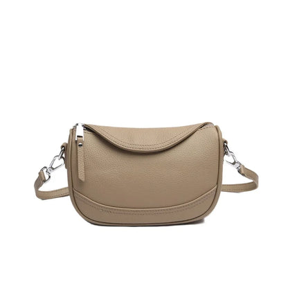 Genuine Leather Saddle Shoulder & Crossbody Bag
