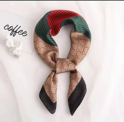 Floral Silk Square Scarf