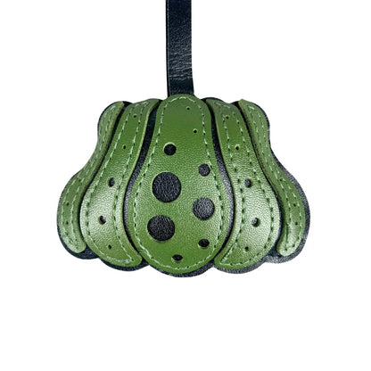 Leather Pumpkin & Chestnut Bag Charm