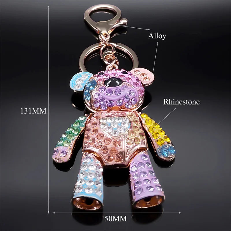 Crystal Rhinestone Keychains