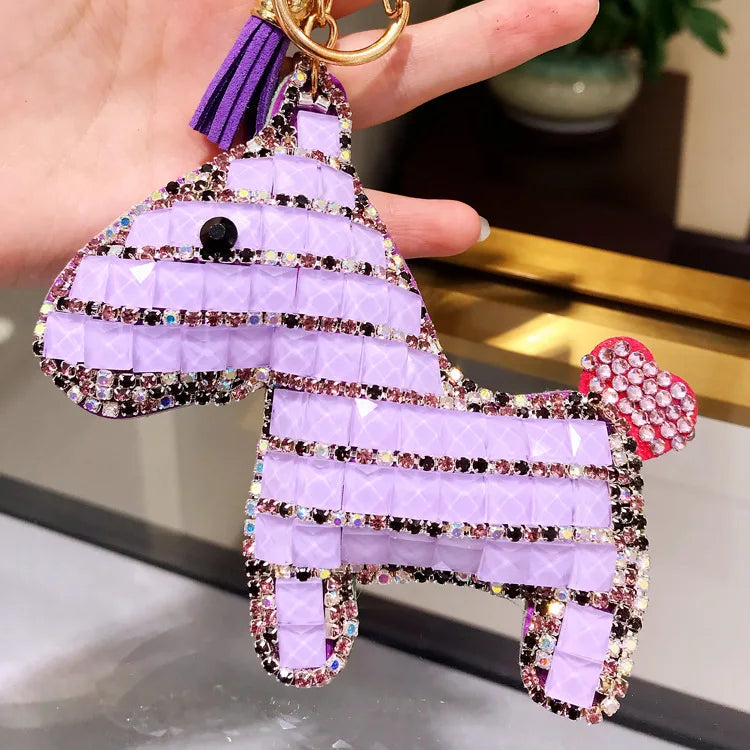 Diamond Pony Keychain