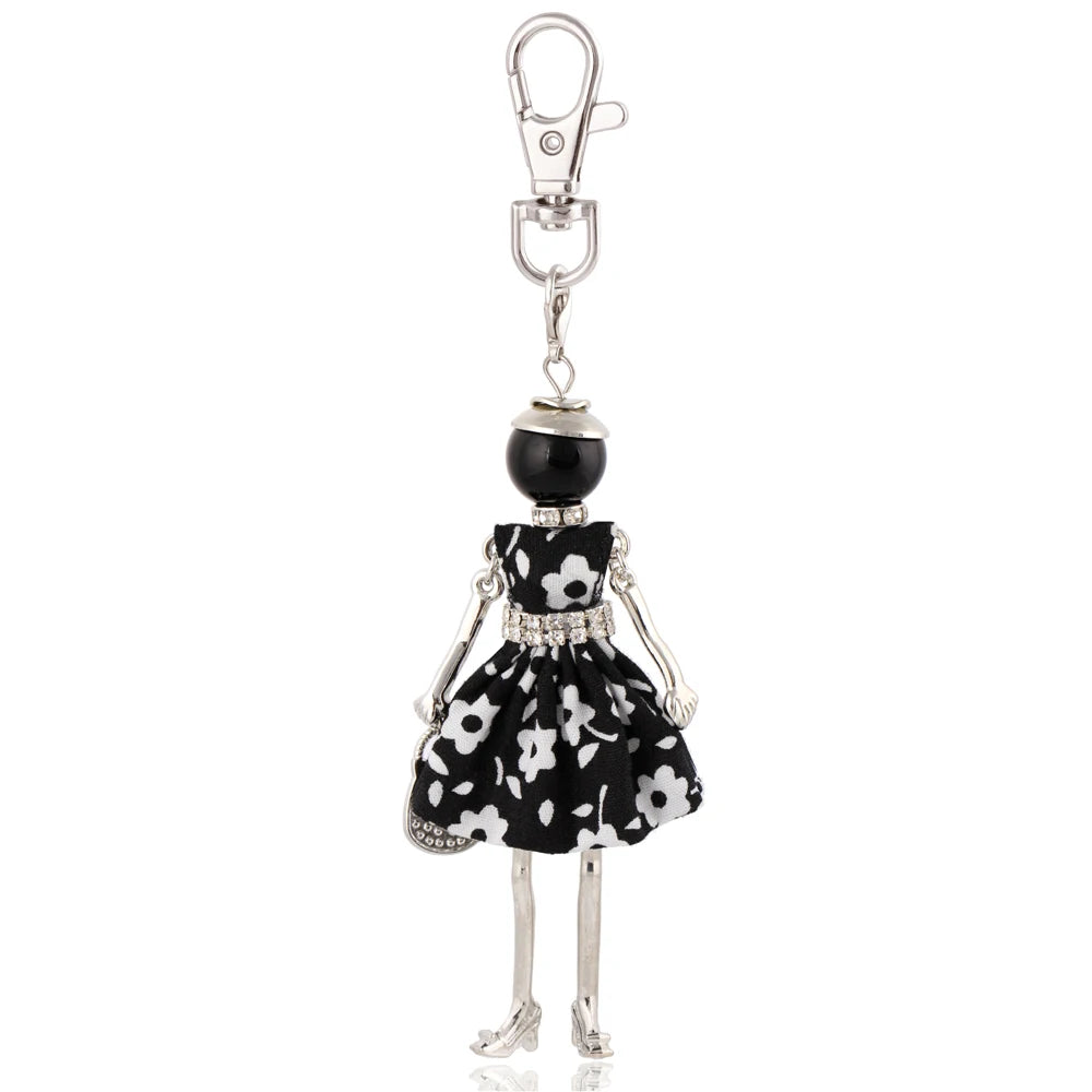 Handmade Fashion Doll Keychain
