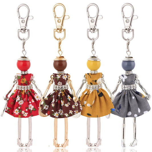 Handmade Fashion Doll Keychain