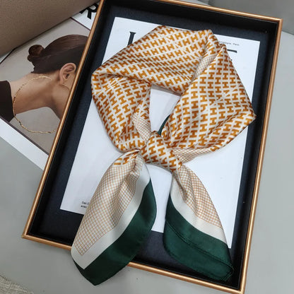Luxury Print Square Scarf
