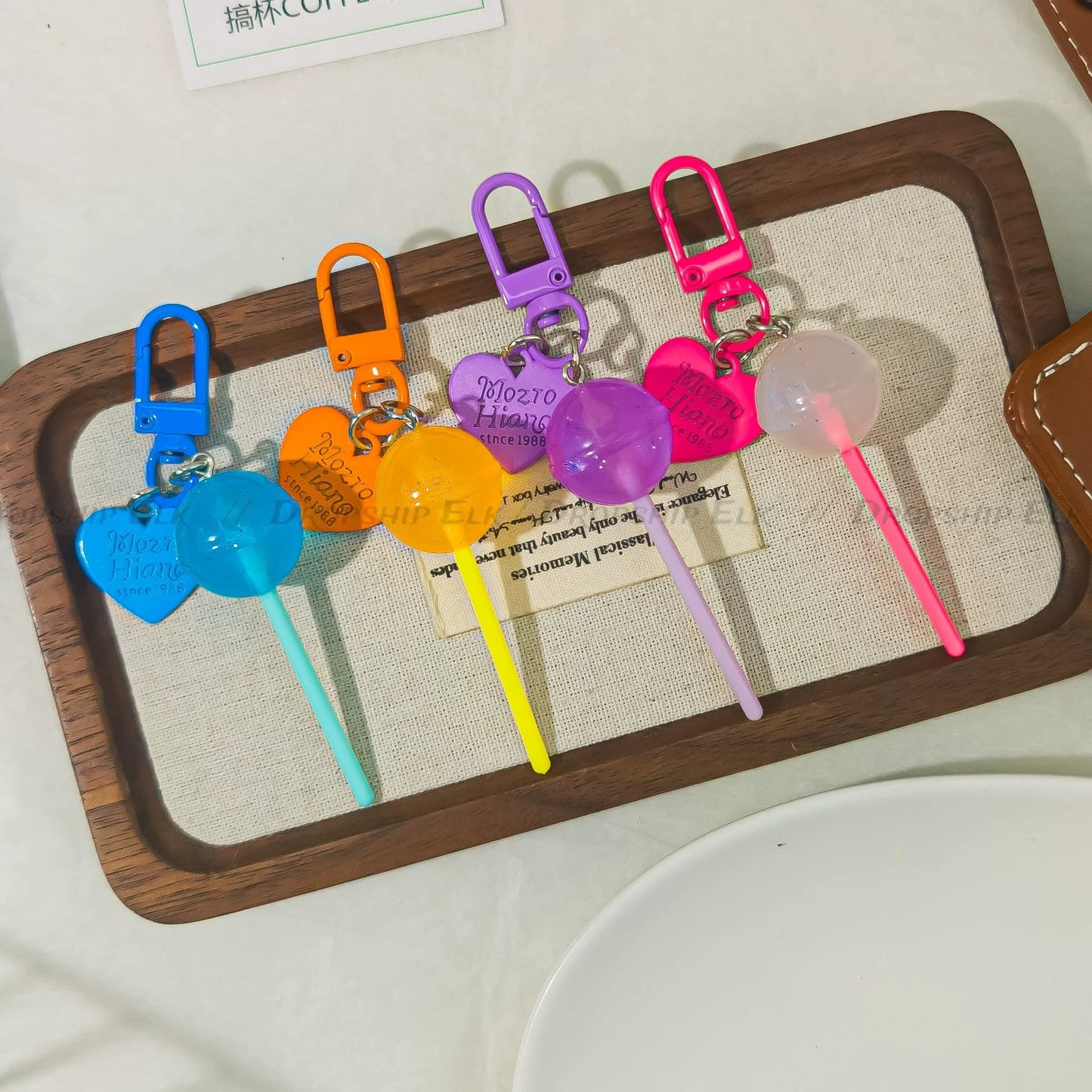 Sweet Lollipop Keychain Charm