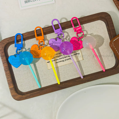 Sweet Lollipop Keychain Charm