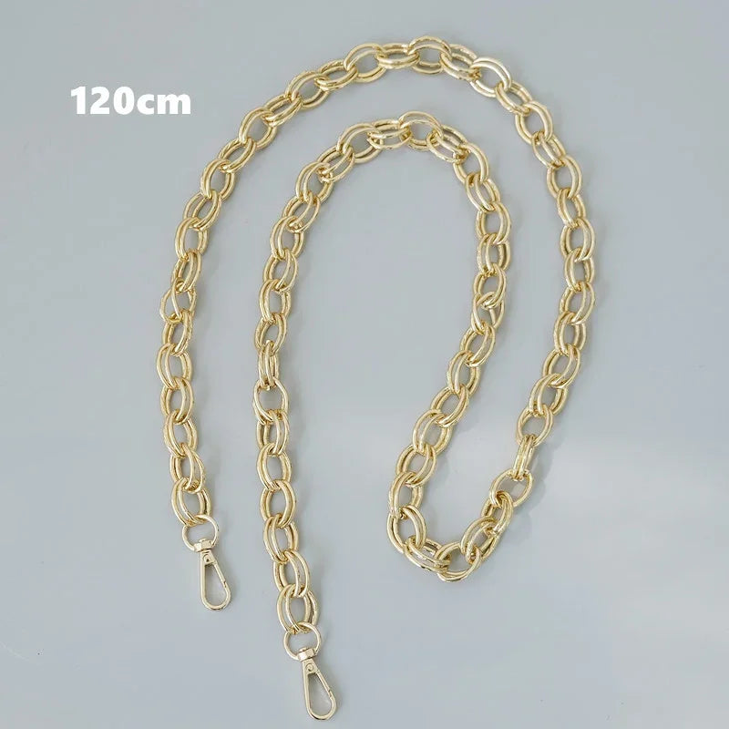 Gold Metal Chain Bag Strap