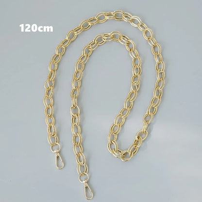Gold Metal Chain Bag Strap