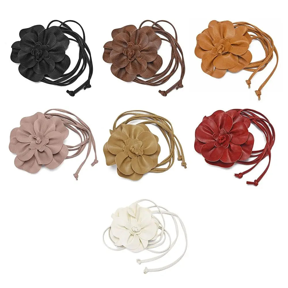 Floral Rope Waist Belt