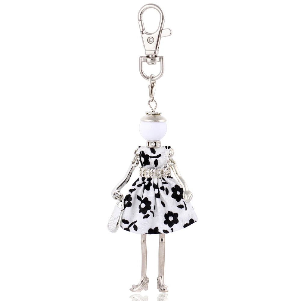 Handmade Fashion Doll Keychain