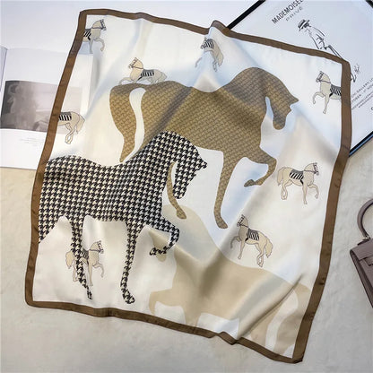 Luxury Print Square Scarf
