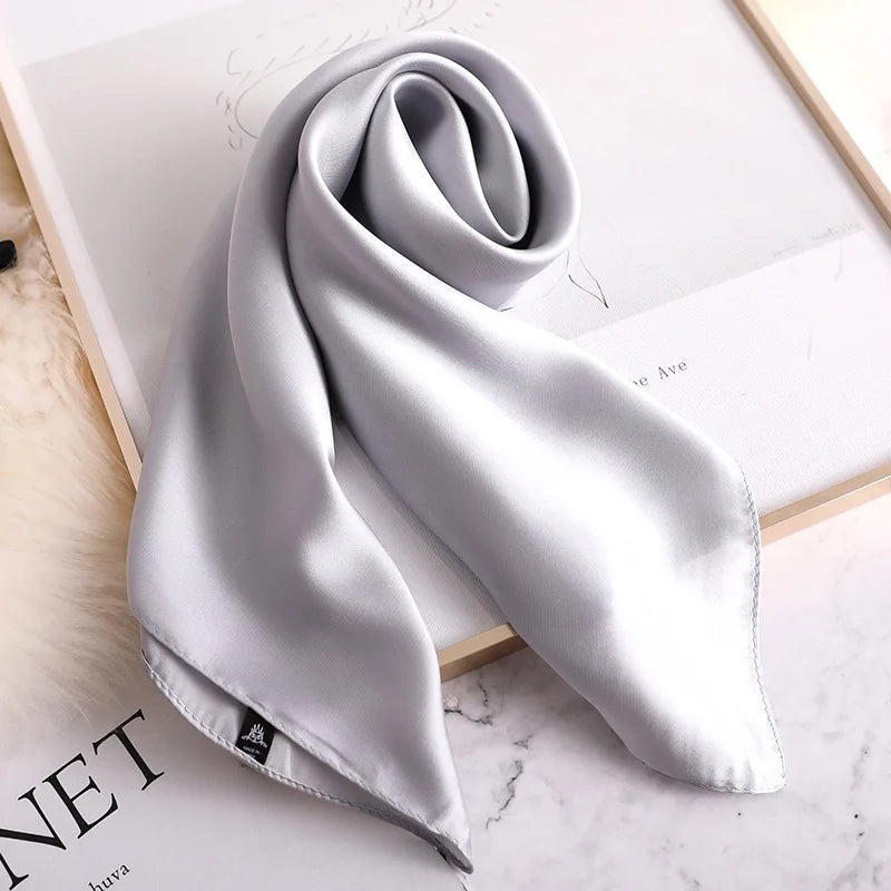 Satin Square Scarf – 17 Colors