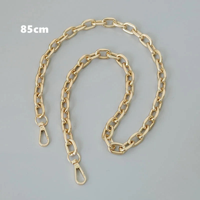 Gold Metal Chain Bag Strap