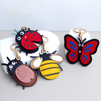 Bee Butterfly Ladybug Insect Keychain