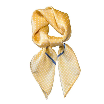 Polka Dot Silk Scarf