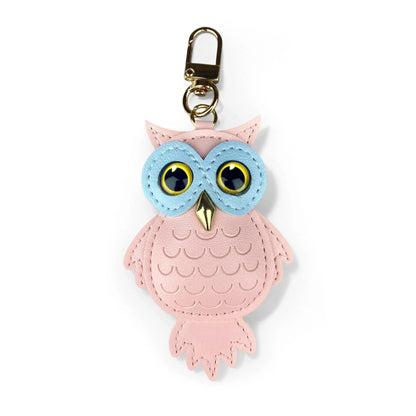 Two-Tone Owl Bag Charm & Keychain