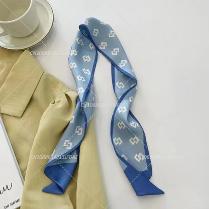 Silk Satin Scarf Bag Handle