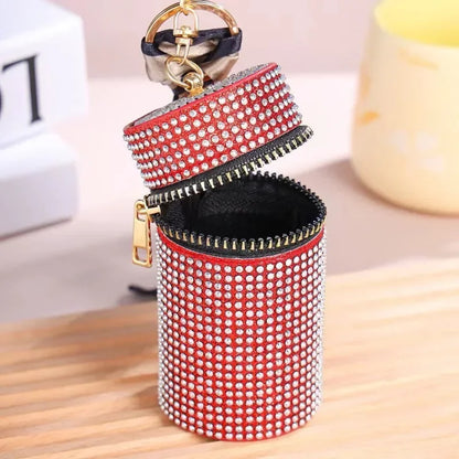 Rhinestone Lipstick Coin Purse