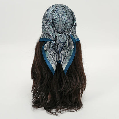 Floral Square Silk Scarf
