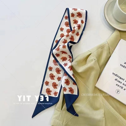 Silk Satin Scarf Bag Handle