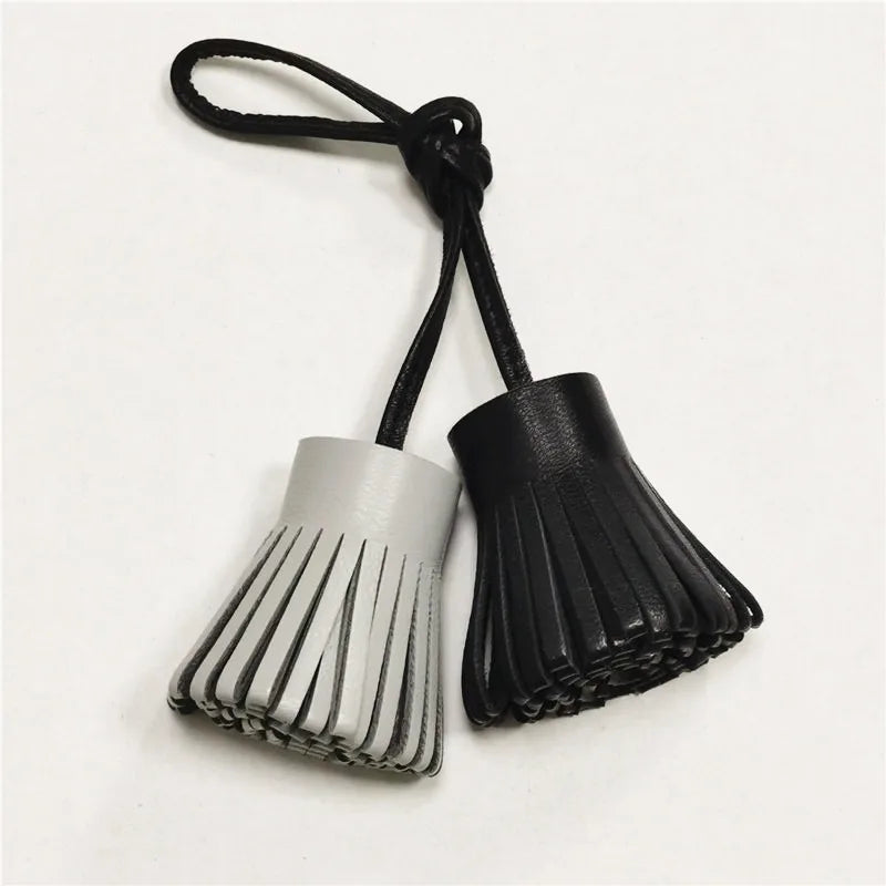 Candy Color Sheepskin Fringe Bag Charm