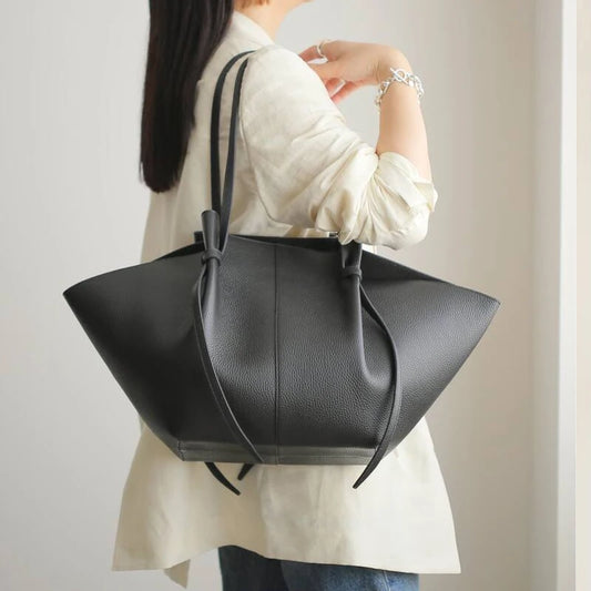 Large Capacity Tote Bag with Inner Pouch