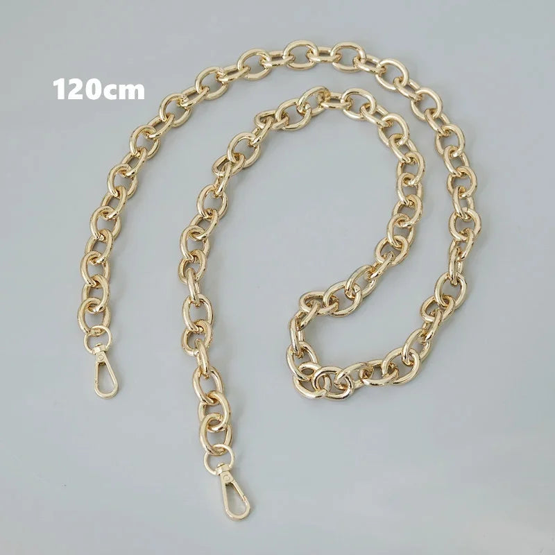 Gold Metal Chain Bag Strap