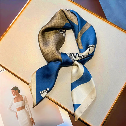 Luxury Print Square Scarf
