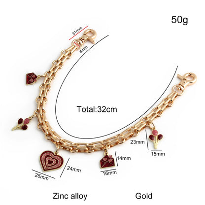 Romantic Love Bag Extension Chain