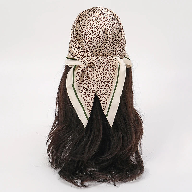 Floral Square Silk Scarf