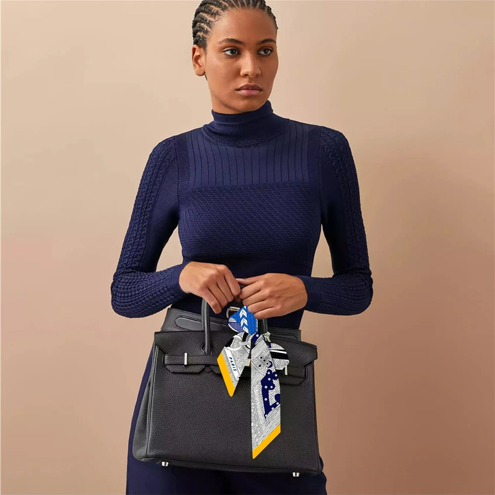 Twill Ribbon Purse Scarf Band